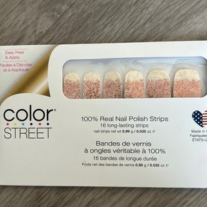 Pink glitter press on nails